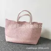 Designer Bottegs Arco Tote Venetas Bag Faye Wongs same woven bag large capacity tote handmade womens beach fashionable shopping 5QKN ZKIE