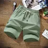 Summer Shorts Men Solid Casual Shorts Mężczyźni 100% bawełniane krótkie krótkie krótkie krótkie krótkie