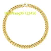 Lo último en joyería de acero inoxidable chapada en oro de 18 quilates de alta calidad, collar de Hip Hop con cadena gruesa grande P203187