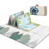 Waterproof Baby Play Mat Room Decor Foldable Child Crawling Mat Gift 0.6/1CM Double-sided Kids Rug Soft Foam Carpet Game Playmat 240314