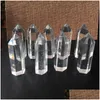 Outras artes e artesanato Grande Natural Clear Crystal Quartz Tower Point Obelisk Wand Cura 8.5cm 16cm Drop Delivery Home Garden Dh4Hz