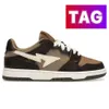 2023 Luxury SK8 Sta Court Casual Shoes Designer Nigo Women Sneaker ABC Camo Pink Blue Vintage Beige Indigo Brown Ivory Black Yellow