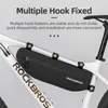 ROCKBROS Cycling Bicycle Bags Top Tube Front Frame Bag Waterproof MTB Road Triangle Pannier Dirt-resistant Bike Accessories Bags 240313
