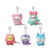 Plush Keychains Korean Fashion Womens Troupe P Toy Key Chain Cartoon Cute Girl Heart Bag Pendant Small Animal Drop Delivery Toys Gif Ots7D
