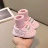 First Walkers Socks baby shoes cute cartoons for kids boy shoes soft rubber sole child floor Sneaker baby girls walker 240315