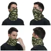 Halsdukar grön kamouflage militär camo bandana nacke täcker tryckta balaclavas wrap halsduk pannband vandring unisex vuxen vindtät