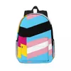 Rucksack Pan And Trans Pride Rucksäcke Teenager Büchertasche Cartoon Kinder Schultaschen Laptop Rucksack Umhängetasche Große Kapazität