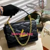 GO-14 Luxe Designer Tas Dameshandtas Hoge kwaliteit Ruitleer Go14 Enkele schouder Letter Lock Decoratie Lady Twist Crossbody Tote Handtassen