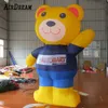 Großhandel kundenspezifische aufblasbare Cartoon-Teddybär-Modell-Unternehmensmaskottchenbären-Mall-Display-Requisiten für Werbung