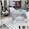 Dog Apparel Designer odzież marka ubrania z kapturem z kapturem ciepły sweter z kapeluszem na małe psy pet moda bluza klasyczna lette dhylw
