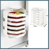 Kitchen Storage Folding Side Dish Tray Creative Home Fruit And Vegetable Arrangement Preparation Multi-function Rack