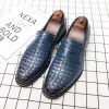 Männer Frühling und Herbst Schuhe Marke Woven Leder Casual männer Loafer Fahren Mokassins Flache Schuhe Zapatos Hombre