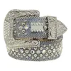 Moderiemen voor dames Designer Heren Bb Simon strassriem met bling strasssteentjes als geschenk242c