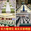 Table Cloth Fabric Art Restaurant Rectangular Solid Color Plain Weave Customized Skirt