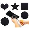 Jewelry Pouches Back Black Felt Fabric Adhesive Sheets For Art & Crafts Box Liner