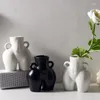 Vaser nordisk stil människokropp blommor vas naken naken kvinnlig buceramiska ornament vardagsrum dekoration specialformad