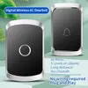 Doorbells Wireless Doorbell 110db Welcome Friend Smart 300 Meters Long Distance 60 Songs 5 Level Volumes Home Door ChimesH240316