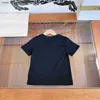 T-shirt per ragazzi di lusso T-shirt con stampa modello arcobaleno Taglia 100-160 CM abiti firmati per bambini T-shirt a maniche corte per ragazze di alta qualità 24Mar