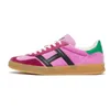 2024 Originais vegan adv sapatos homens homens designer og og sapato casual goma de veludo camurça rosa creme azul masculino feminino tênis esportivo de tênis ao ar livre