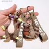 Sleutelhangers Lanyards Tekenfilmfilm Ice Age Anime Sleutelhanger Sid Diego Manny Scrat Kawaii PVC Figuren Actiespeelgoed Sleutelhanger Zak Autosleutelhanger Kindergeschenken Y240316