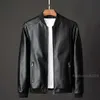 Mäns jackor Mens Läderjacka Bomber Motorcykel Män Biker Baseball Plus Size 2022 Fashion Causal Jaqueta