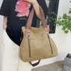 Capacidade Grande Lona Casual Moda Coreana Tote Arquivo Minimalista Nova Bolsa Feminina