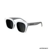 Designer 23 Nuovi occhiali da sole Arco di Trionfo da donna CL40198 Occhiali da sole slim con quadrante grande rosa rosa NL9G