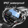 Inne zegarki nowe 2023 EKG+PPG Smart Bluetooth Call Muzyka Man Sports Waterproof Luksus Smart for Android iOS Y240316
