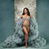 Sexy Goddess Bodysuit Maternity Pography Prop Dress V Neck s Pearls Stretch Jumpsuit Pregnant Po Shooting 240309