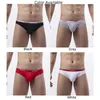 Underpants Men Bulge Pouch Briefs Male Soft Cotton Panties Breathable Underwear Solid Low Waist U Convex Brief