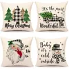 Party Decoration Pillow Covers Leather Velvet Pillowcase Cushion Case Patchwork Throw Cover Decorative