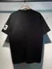 Hoge kwaliteit Tik Tok Influencer Hetzelfde merk Amerikaanse zomer T-shirt Mode Puur katoen Korte mouw Mode Casual Kleur bedrukt T-shirt Topkwaliteit