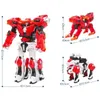 Transformation Toys Robots Metal 2-i-1 förvandla djur till Toy Robots Korean TV Animation Lion/Sheep/Scorpion Deformation Childrens Toys Gift 2400315