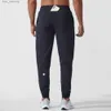 lululemenI Мужские длинные брюки для бега, спортивный костюм для йоги, быстросохнущие спортивные штаны с карманами на шнурке, спортивные штаны, мужские повседневные брюки с эластичной резинкой на талии Fiess lgk886