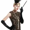 Cinq doigts gants femmes tache 53cm de long sexy gothique lolita soirée soirée chauffe-main des années 1920 pour cosplay costume opéra cocktail219i