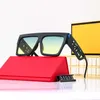 FENNueva caja grande, gafas clásicas, gafas de sol, transmisión en vivo, gafas de sol para hombres y mujeres, Doble F