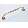 Bath Accessory Set Antique Brass Wall Mounted Bathroom Grab Bar Solid Bathtub Handrails