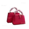 7A Capucines BB Habdbag Umhängetaschen Schlangenhautmuster Designer Geldbörse Damentasche 6 Farben 27 cm 20 cm Echtleder Designer Tote Handtaschen