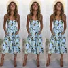 Vestidos casuais básicos boho sexy vestido floral verão vintage casual vestido de praia fe vestido midi botão sem costas polka dot listrado vestido feminino2024c24315