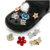 Charms 2022 Nuovo Designer Bling Clog Charms per decorazioni Accessori per scarpe in metallo dorato di lusso Fibbie Gioielli consegna gioielli Dhlzb