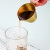 Strumenti di misurazione Tazza per caffè espresso in acciaio inossidabile 304 100 ml Bocca piccola a forma di S Lavabile in lavastoviglie Versamento a casa