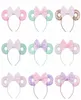 Bâtons de cheveux de bébé oreilles de souris bandeau de cheveux 15 couleurs paillettes paillettes arcs beignet bandeau enfants Cosplay coiffure cerceau enfants cheveux accès 4628631