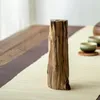 Vasi Piccolo vaso in legno Mini fiore pianta cilindro cinese design bonsai