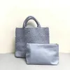 Designer Bottegs Arco Tote Venetas Bag Double Wrist Knitted Handbag Hot Selling Mother and Child Large Capacity Bucket 8BZM JN8S