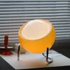 Table Lamps Bauhaus Planet Creative Glass Table Lamp Study Bedroom Bedside Studio Home Atmosphere Decorative Protein Ball Desk Lights Gifts YQ240316