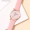 Autres montres Mode Femmes ES Simple Vintage Petit 2023 Bracelet en cuir de luxe Casual Sports Clock Femmes Poignets Y240316