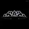 Hair Clips Wedding Accessories Diamonds Cute Children Crown Princess Birthday Rhinestones Exquisite Banquet Show Tiara Wholesale