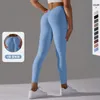 Sanding V-Taille, plissiert, einfarbig, pfirsichfarben, Hüfte, Yoga-Leggings, Sport, Laufen, Fitness, eng geschnittene Hose