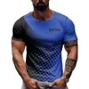 Camicie casual da uomo 2023 T-shirt da uomo corta Sle Polka Dots T-shirt con stampa Mens Top Brand New Brand T-shirt da uomo 3D Short Sle OversizeC24315