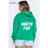 Femmes Designer White Fox Sweat à capuche Sportswear Sweat à capuche Ensemble Costume pour hommes Sportif Pull à manches longues à capuche Whitefox Sweat-shirt 9243